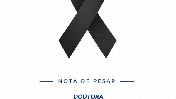 Nota de pesar da SOCERJ pelo falecimento da Dra. Daniele Gusmão Toledo, com laço preto de luto.